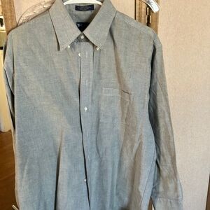 FINAL MARKDOWN Men’s arrow dover Gray Casual Button Down Shirt 17 32/33
